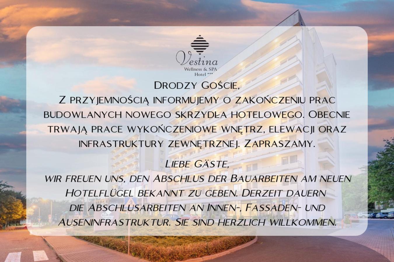 Vestina Wellness & Spa Hotel Miedzyzdroje Exterior foto
